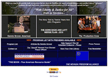 Tablet Screenshot of libertyandjusticeforall.tv
